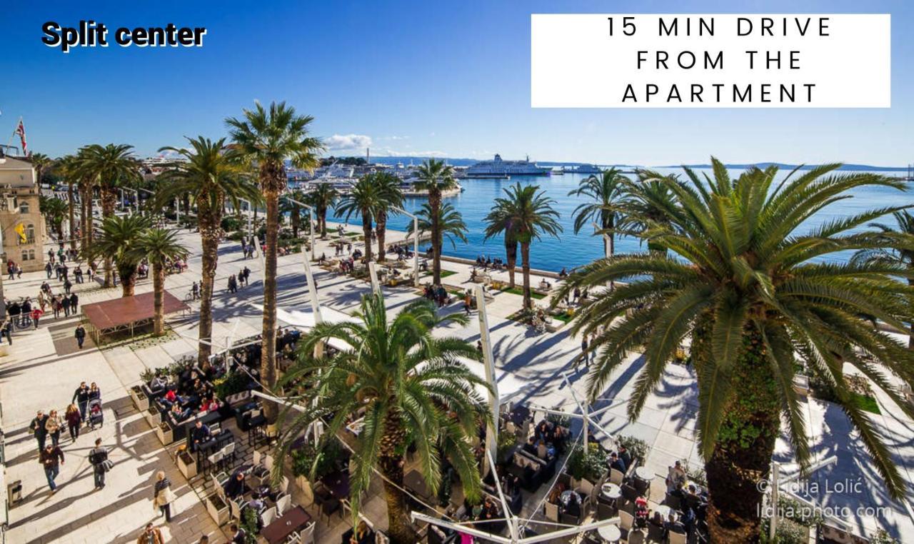 Modern Oasis Apartment Split Private Parking Экстерьер фото